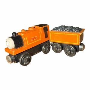Duke & Tender Tank Engine Thomas the Train Wooden Railway Friends 1999 Vintage